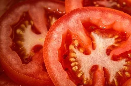 Cut up tomatoes