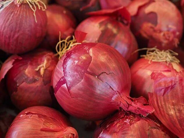 Red onions to eat